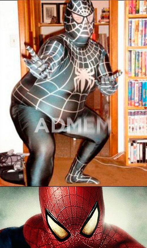 Пародия на человека паука. Человек паук пародия. Смешной костюм человека паука. Человек паук косплей смешной. Косплей человек паук толстый.